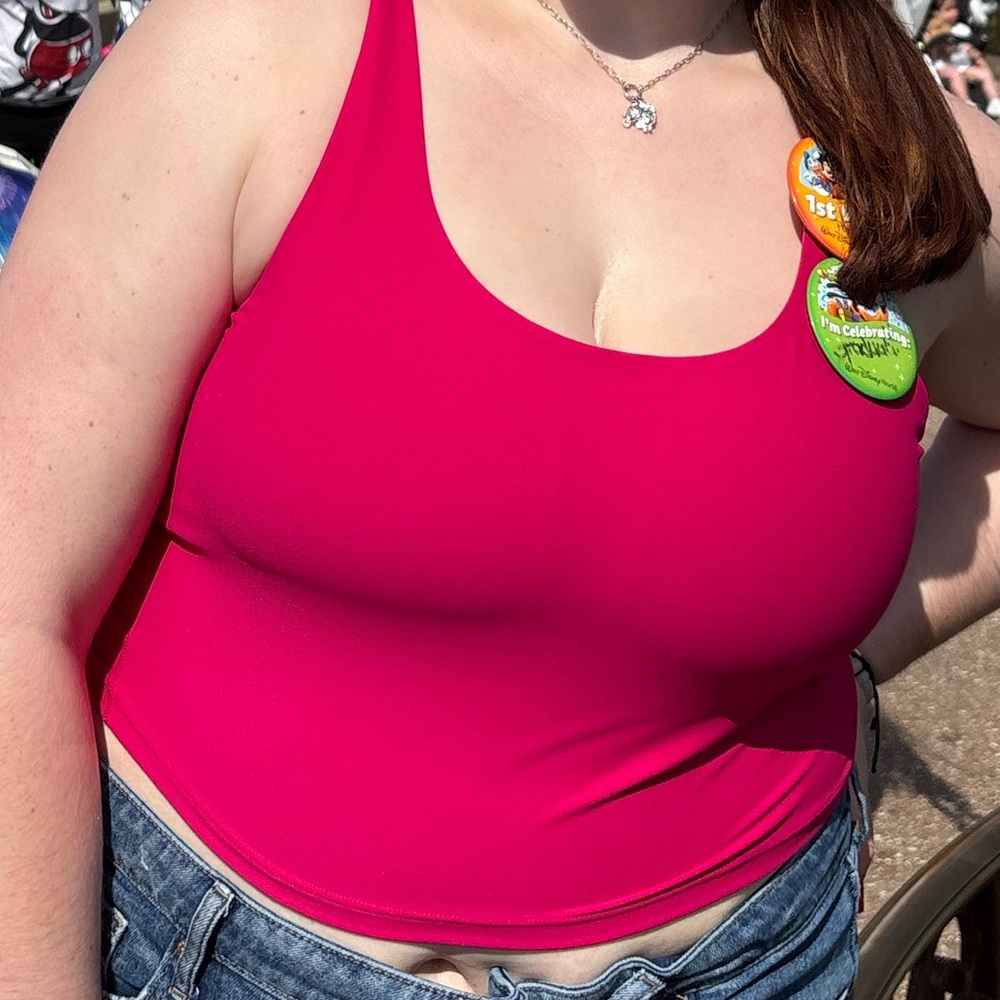 Old Navy Active Fuchsia Athletic Top